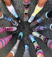 delightful array of our marathon socks.  Compression Socks Canada