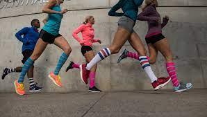 Running in Style.  Compression Socks Canada