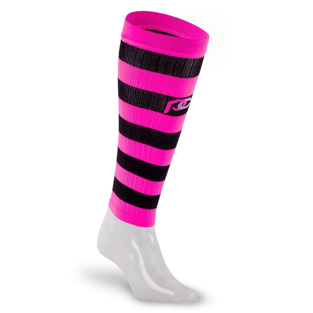 Calf Sleeve Neon Pink and Black